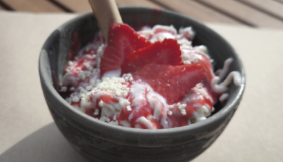 Kleines Spaghetti Eis